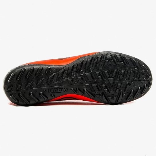 Chuteira Society Umbro Class Fiery Masculina - Coral - 44
