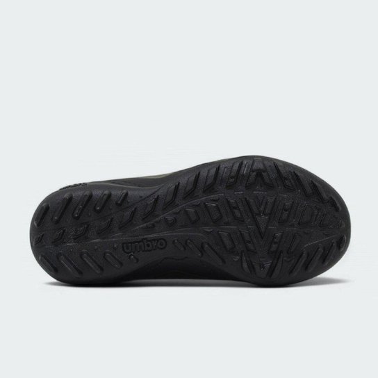 Chuteira society Umbro Class Footballer infantil - preto e dourado