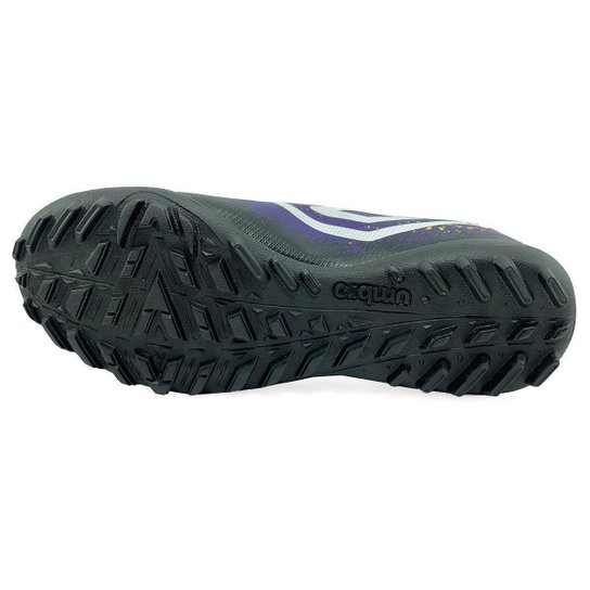 Chuteira Society Umbro Cosmic - Preto e Roxo - 41