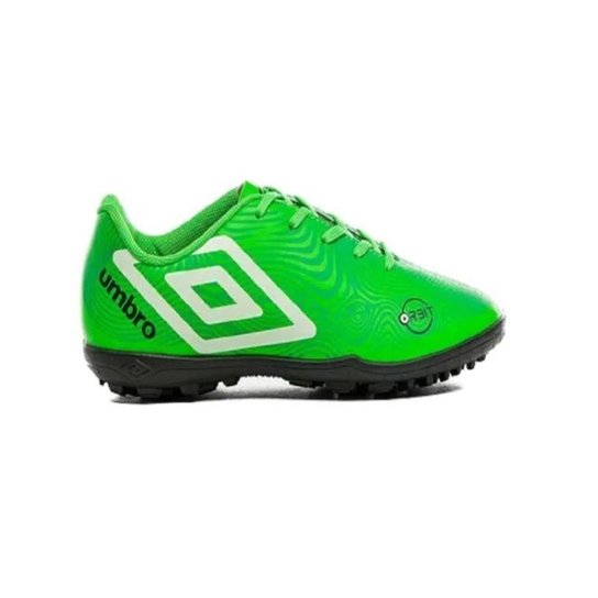 Chuteira Society Umbro Orbit 36 Infantil - Preto e Cinza