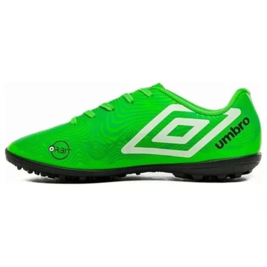 Chuteira Society Umbro Orbit 36 Infantil - Preto e Cinza