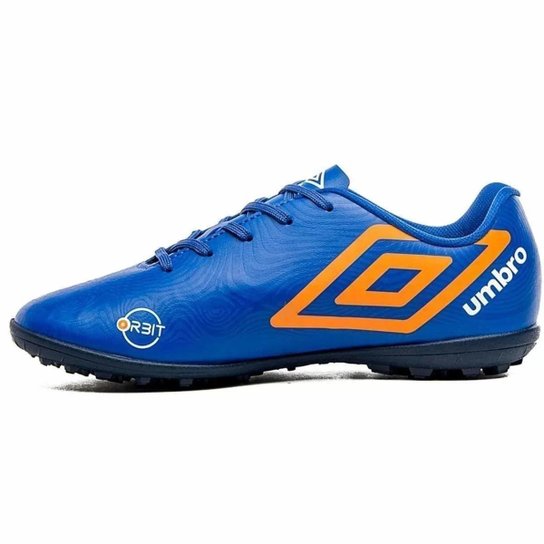 Chuteira Society Umbro Orbit 36 Infantil - Preto e Cinza