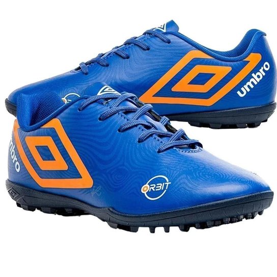 Chuteira Society Umbro Orbit 36 Infantil - Preto e Cinza