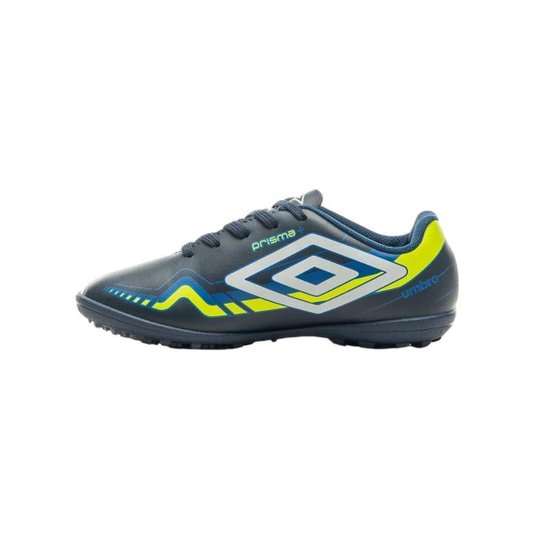 Chuteira Society Umbro Prisma+ 36 Infantil - Preto e Laranja