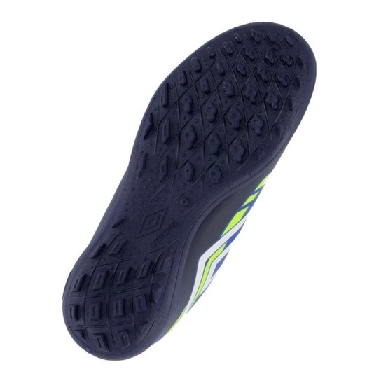 Chuteira Society Umbro Prisma+ 36 Infantil - Preto e Laranja