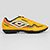 Chuteira Society Umbro Prisma Unissex - Amarelo+Laranja