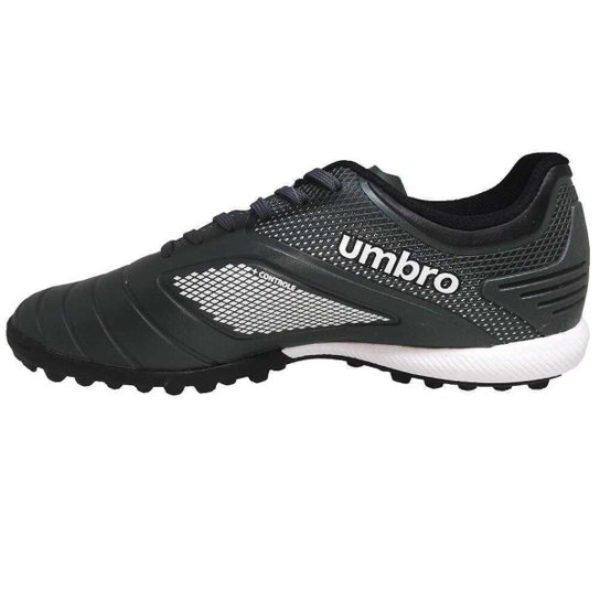 Chuteira Society Umbro Tocco Club Grafite/Preto