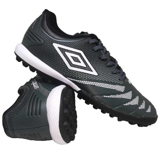 Chuteira Society Umbro Tocco Club Grafite/Preto
