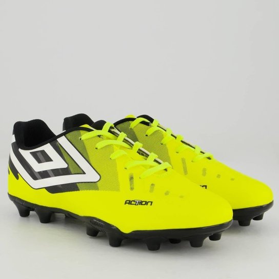 Chuteira Umbro Action Campo Juvenil Verde