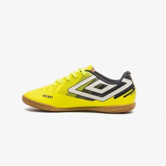 Chuteira Umbro Action Futsal - AMARELO 29