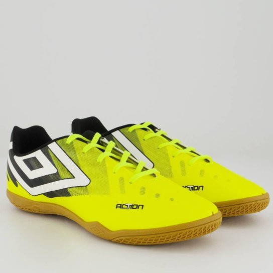Chuteira Umbro Action Futsal Verde
