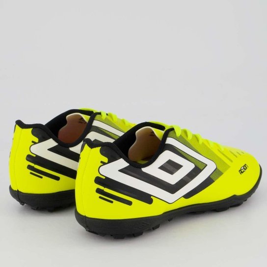 Chuteira Umbro Action Society Verde e Branca
