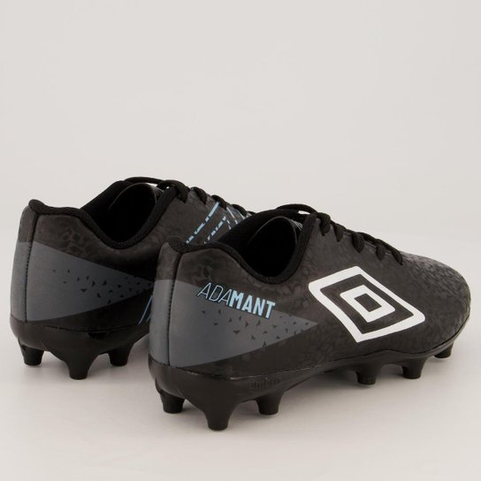 Chuteira Umbro Adamant Campo Juvenil Preta e Branca