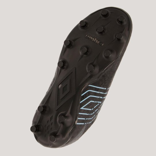Chuteira Umbro Adamant Campo Juvenil Preta e Branca