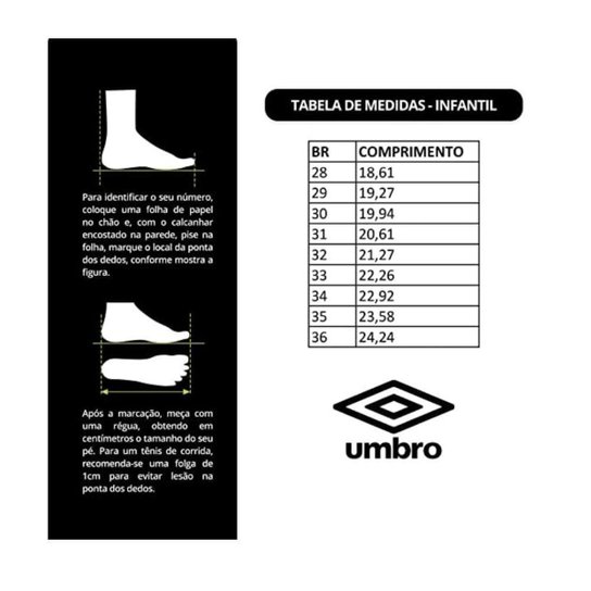 CHUTEIRA UMBRO ADAMANT JR REF: U07FB081 INFANTIL