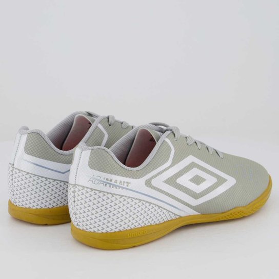 Chuteira Umbro Adamant Top Speed Futsal Juvenil Cinza