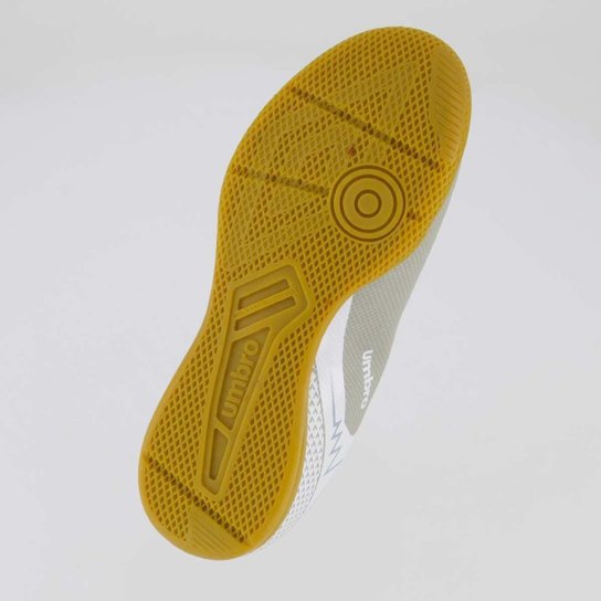 Chuteira Umbro Adamant Top Speed Futsal Juvenil Cinza