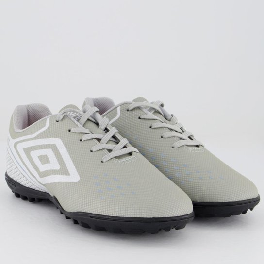 Chuteira Umbro Adamant Top Speed Society Juvenil Cinza