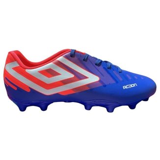 CHUTEIRA UMBRO CAMPO ACTION-ROYAL/CORAL/BRANCO