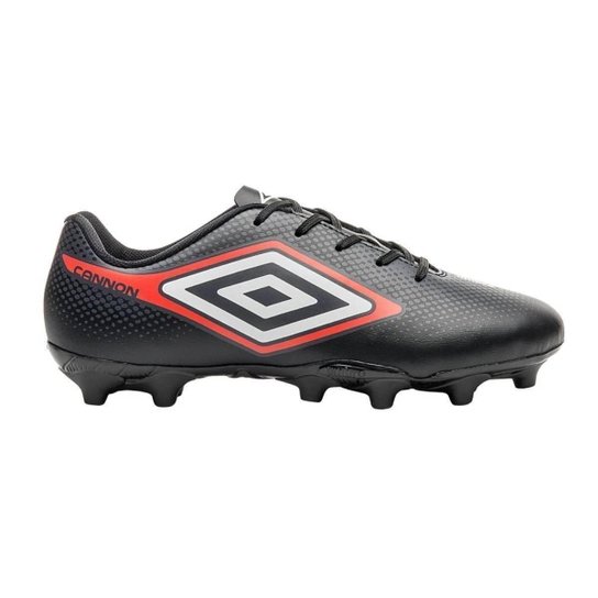 CHUTEIRA UMBRO CAMPO CANNON PRETO E VERMELHO 37