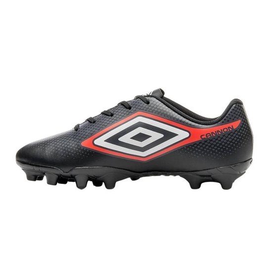 CHUTEIRA UMBRO CAMPO CANNON PRETO E VERMELHO 37