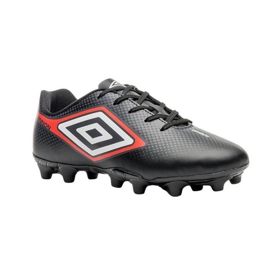 CHUTEIRA UMBRO CAMPO CANNON PRETO E VERMELHO 37
