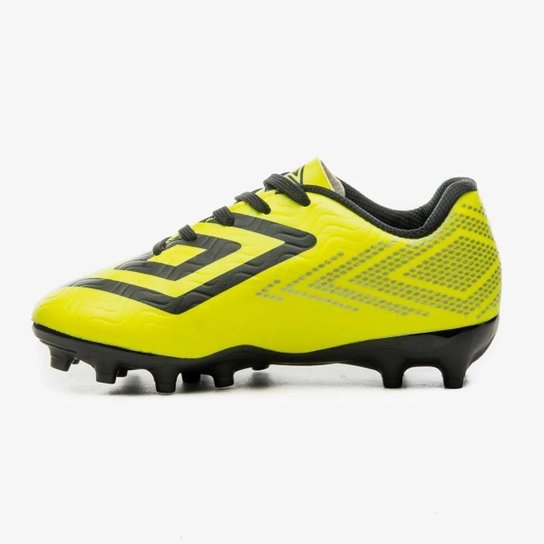 CHUTEIRA UMBRO CAMPO ULTRASKIN JR LIMÃO E PRETO 35