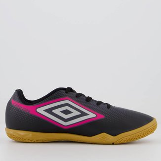 Chuteira Umbro Cannon Futsal Juvenil Preta