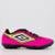 Chuteira Umbro Cannon Society Juvenil Rosa Fluorescente - Rosa