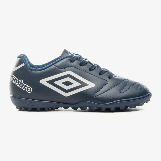 CHUTEIRA UMBRO CLASS 2.2 1084837 JR SOCIETY MARINHO BRANCO INFANTIL