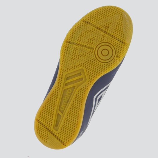 Chuteira Umbro Class 2.2 Futsal Juvenil Marinho e Prata