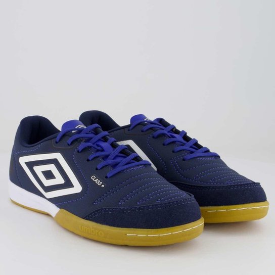 Chuteira Umbro Class+ Futsal Azul Marinho