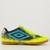 Chuteira Umbro Cosmic Futsal Verde e Azul - Verde
