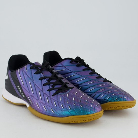 Chuteira Umbro Domain Futsal Azul e Preta