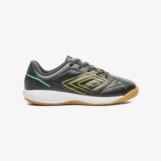 CHUTEIRA UMBRO FUTSAL BR FUTSAL INFANTIL PRETO E VERDE 29