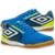 Chuteira Umbro Futsal Pro 5 Bump Club Masculino Azul e Verde Original - Azul+Verde