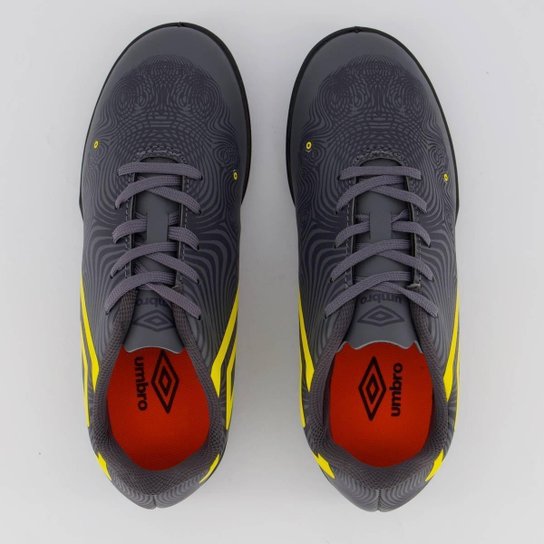 Chuteira Umbro Orbit Society Juvenil Cinza
