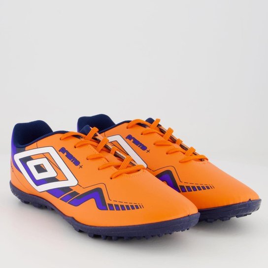 Chuteira Umbro Prisma + Society Laranja