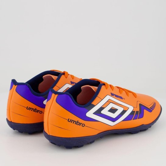 Chuteira Umbro Prisma + Society Laranja