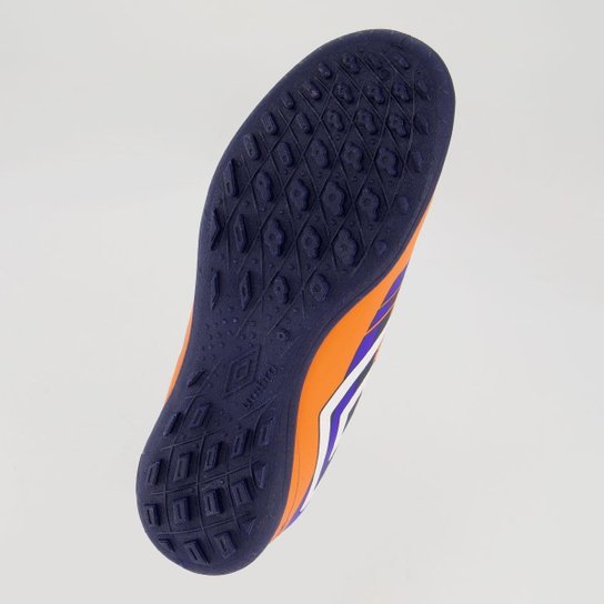 Chuteira Umbro Prisma + Society Laranja