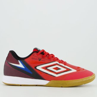 Chuteira Umbro Sala V Premier Futsal Vermelha