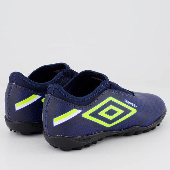 Chuteira Umbro Sense Society Juvenil Marinho