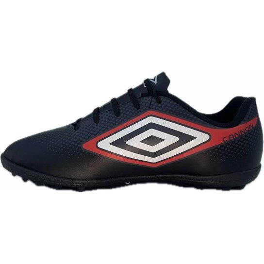 CHUTEIRA UMBRO SOCIETY CANNON PRETO E VERMELHO 42
