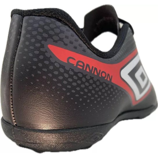 CHUTEIRA UMBRO SOCIETY CANNON PRETO E VERMELHO 42