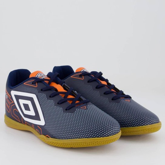 Chuteira Umbro Techno Futsal Juvenil Marinho