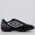 Chuteira Umbro Techno II Society Preta e Cinza - Preto