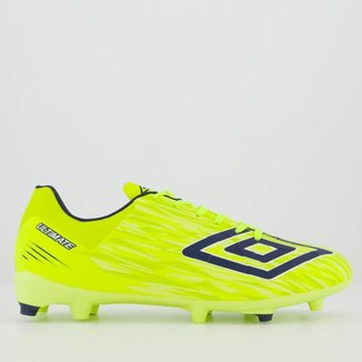 Chuteira Umbro Ultimate Campo Verde Fluorescente