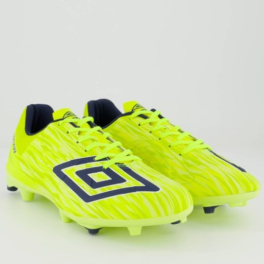 Chuteira Umbro Ultimate Campo Verde Fluorescente