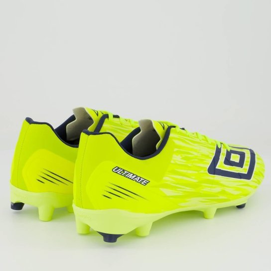 Chuteira Umbro Ultimate Campo Verde Fluorescente