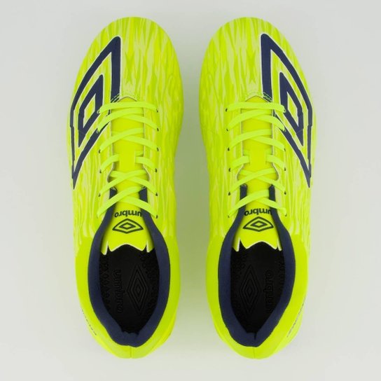 Chuteira Umbro Ultimate Campo Verde Fluorescente
